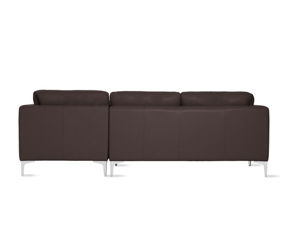 Albert Sectional Chaise Right in Leather | Canapés | Design Within Reach