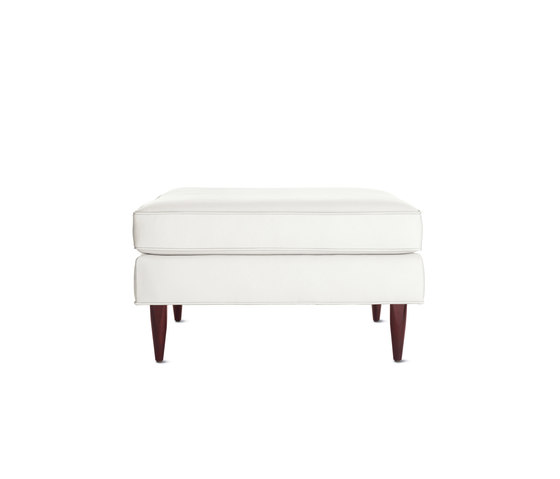 Bantam Cocktail Ottoman in Leather | Pufs | Design Within Reach
