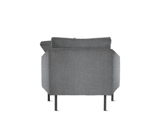 Camber Armchair in Fabric, Onyx Legs | Sillones | Design Within Reach