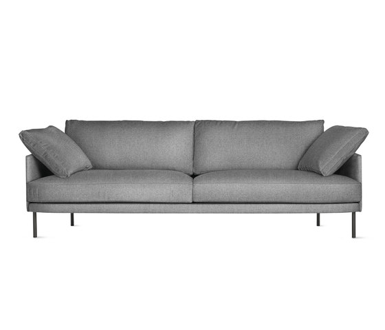 Camber 93” Sofa in Fabric, Onyx Legs | Canapés | Design Within Reach