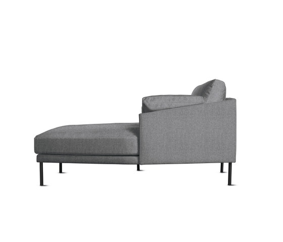 Camber Full Sectional in Fabric, Right, Onyx Legs | Sofás | Design Within Reach