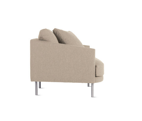 Camber Armchair in Fabric, Stainless Legs | Sessel | Design Within Reach