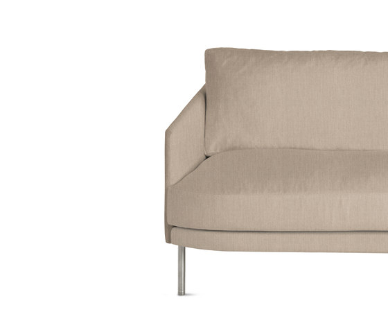 Camber Armchair in Fabric, Stainless Legs | Fauteuils | Design Within Reach