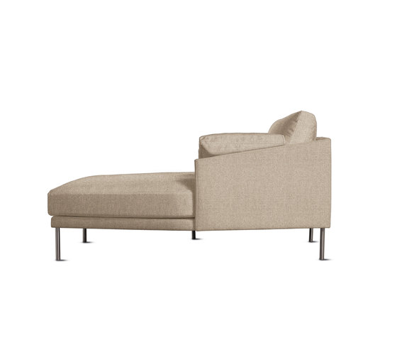 Camber Full Sectional in Fabric, Right, Stainless Legs | Divani | Design Within Reach