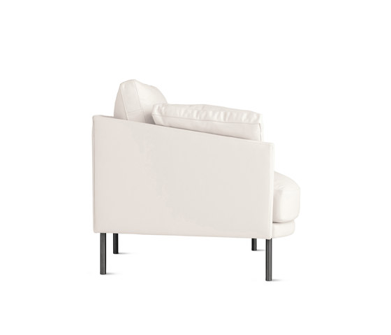Camber Armchair in Leather, Onyx Legs | Fauteuils | Design Within Reach