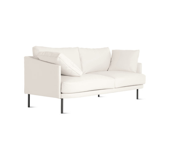 Camber 81” Sofa in Leather, Onyx Legs | Sofás | Design Within Reach