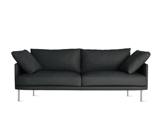 Camber 81” Sofa in Leather, Stainless Legs | Sofás | Design Within Reach