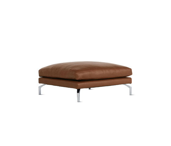 Como Ottoman in Leather | Pufs | Design Within Reach