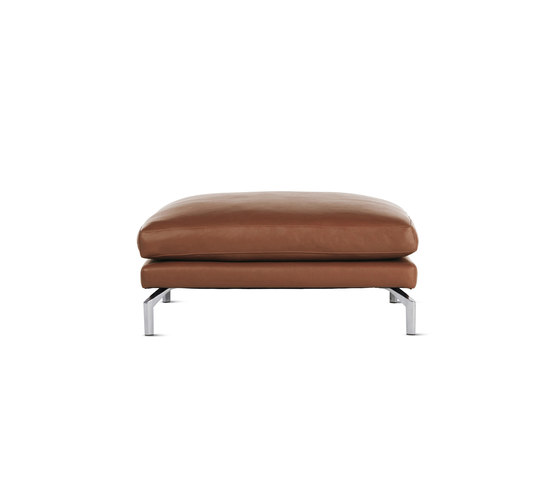 Como Ottoman in Leather | Pufs | Design Within Reach