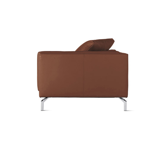 Como One-Arm Sofa in Leather, Right | Sièges modulables | Design Within Reach