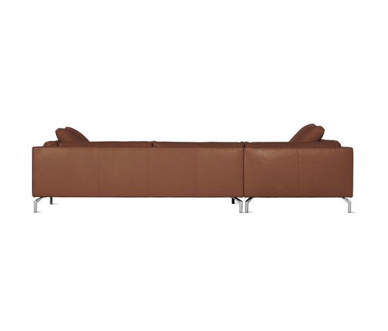 Como Sectional Chaise in Leather, Left | Sofás | Design Within Reach