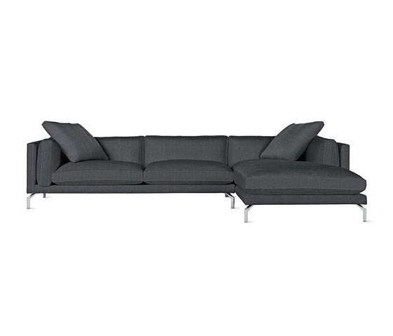 Como Sectional Chaise in Fabric, Right | Sofas | Design Within Reach