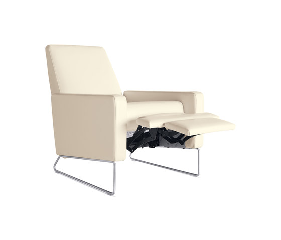 Flight Recliner in Leather | Armchairs | Design Within Reach
