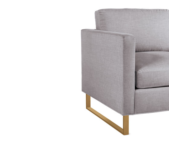 Goodland Armchair in Fabric, Bronze Legs | Sillones | Design Within Reach