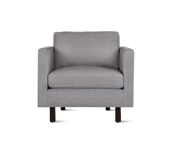Goodland Armchair in Fabric, Walnut Legs | Poltrone | Design Within Reach