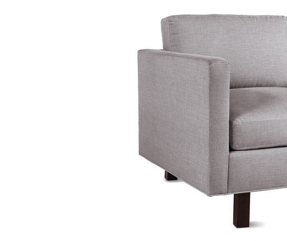 Goodland Armchair in Fabric, Walnut Legs | Sillones | Design Within Reach