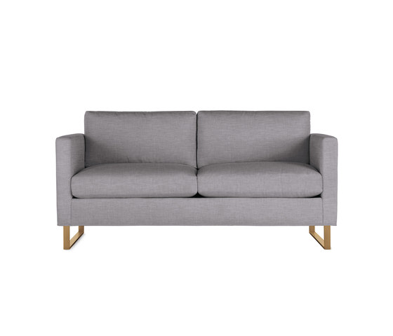 Goodland Two-Seater Sofa in Fabric, Bronze Legs | Divani | Design Within Reach