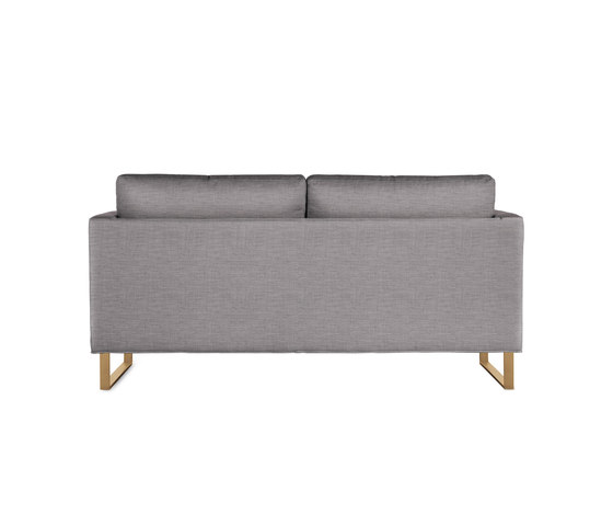 Goodland Two-Seater Sofa in Fabric, Bronze Legs | Sofas | Design Within Reach