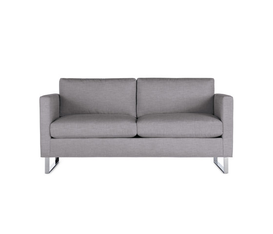 Goodland Two-Seater Sofa in Fabric, Stainless Legs | Sofás | Design Within Reach