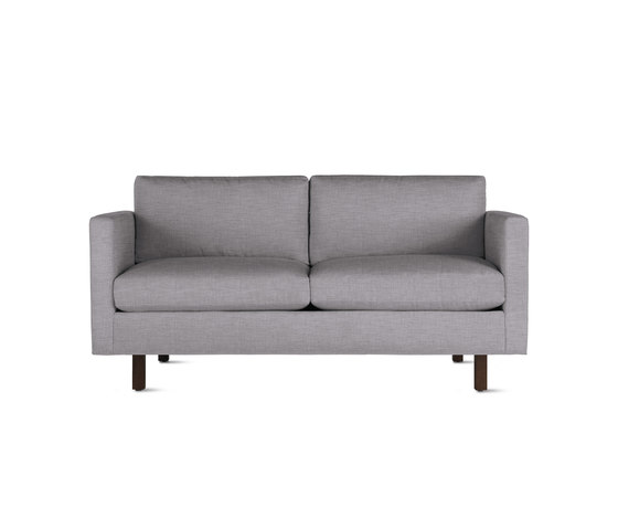 Goodland Two-Seater Sofa in Fabric, Walnut Legs | Canapés | Design Within Reach