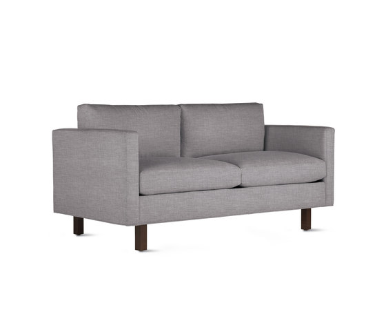 Goodland Two-Seater Sofa in Fabric, Walnut Legs | Sofas | Design Within Reach