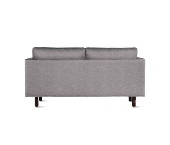 Goodland Two-Seater Sofa in Fabric, Walnut Legs | Canapés | Design Within Reach