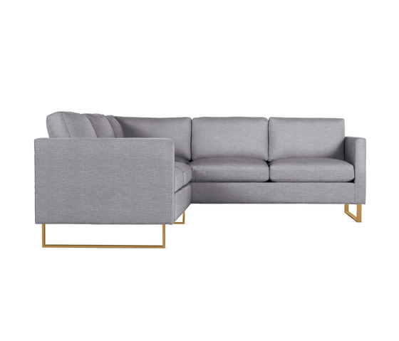 Goodland Small Sectional in Fabric, Bronze Legs | Canapés | Design Within Reach