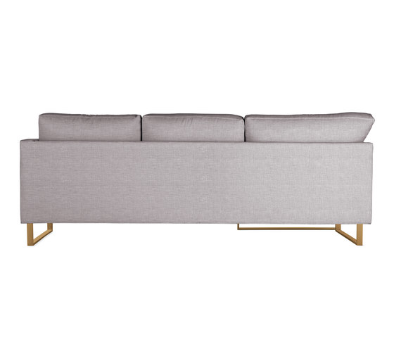 Goodland Small Sectional in Fabric, Bronze Legs | Sofas | Design Within Reach