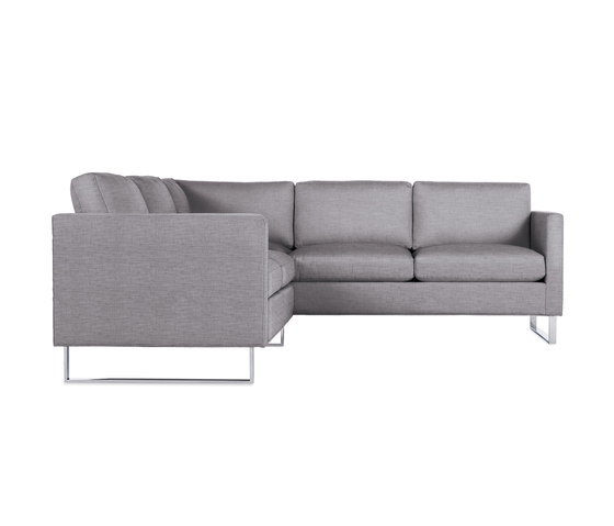 Goodland Small Sectional in Fabric, Stainless Legs | Divani | Design Within Reach