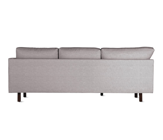 Goodland Small Sectional in Fabric, Walnut Legs | Sofas | Design Within Reach