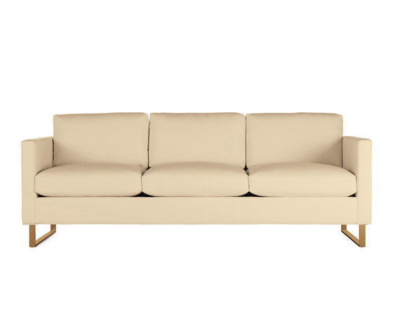 Goodland Sofa in Leather, Bronze Legs | Sofas | Design Within Reach