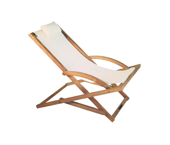 Beacher 65 folding relax chair | Lettini giardino | Royal Botania