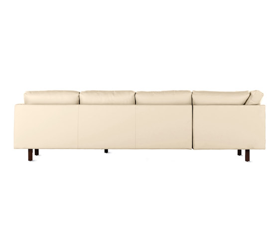 Goodland Large Sectional in Leather, Right, Walnut Legs | Sofas | Design Within Reach