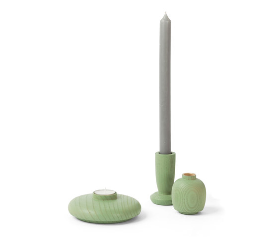 Tricola green | Candlesticks / Candleholder | Vij5