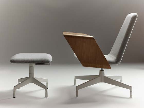 Harbor Work Lounge Chair & Ottoman | Armchairs | Haworth
