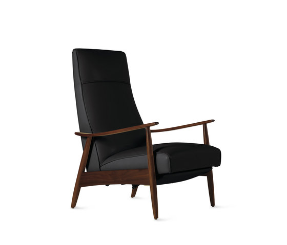 Milo Baughman Recliner 74 in Leather | Poltrone | Design Within Reach