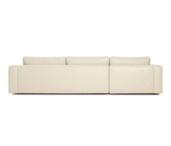 Reid Sectional Chaise Left in Leather | Divani | Design Within Reach