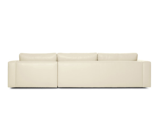 Reid Sectional Chaise Right in Leather | Divani | Design Within Reach