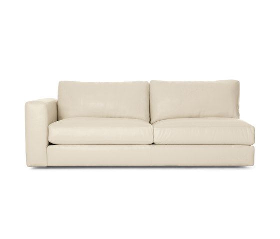 Reid One-Arm Sofa Left in Leather | Modular seating elements | Design Within Reach