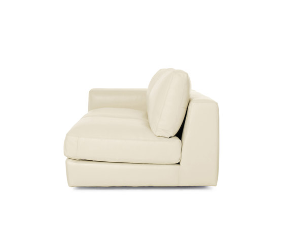 Reid One-Arm Sofa Left in Leather | Elementos asientos modulares | Design Within Reach
