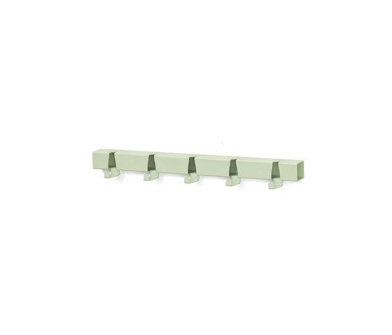 Coatrack By The Meter 5 Hooks | green | Barre attaccapanni | Vij5