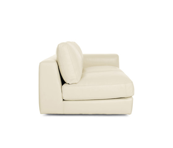 Reid One-Arm Sofa Right in Leather | Elementos asientos modulares | Design Within Reach