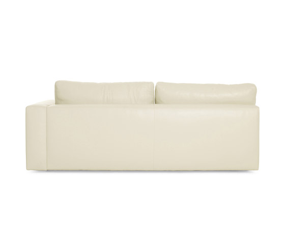 Reid One-Arm Sofa Right in Leather | Modulare Sitzelemente | Design Within Reach