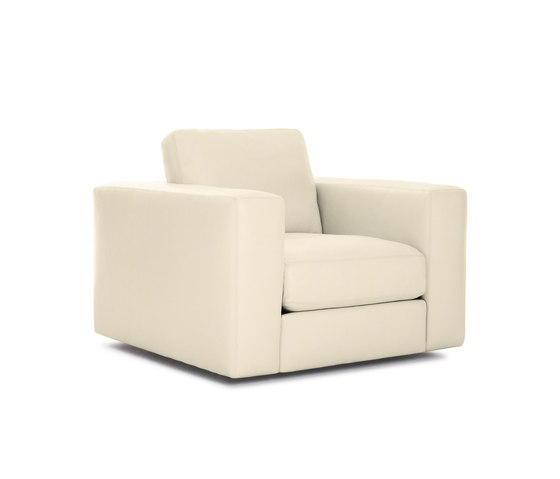 Reid Swivel Armchair in Leather | Sillones | Design Within Reach