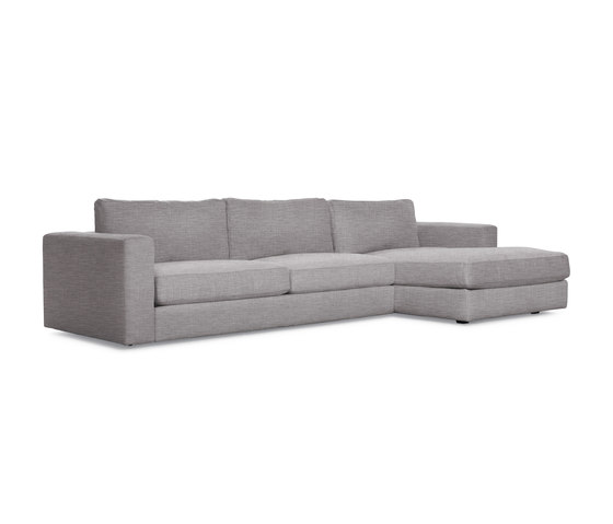 Reid Sectional Chaise Right in Fabric | Divani | Design Within Reach
