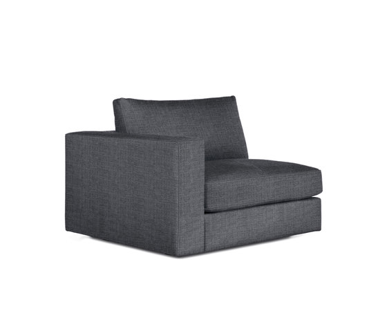 Reid One-Arm Left in Fabric | Modular seating elements | Design Within Reach
