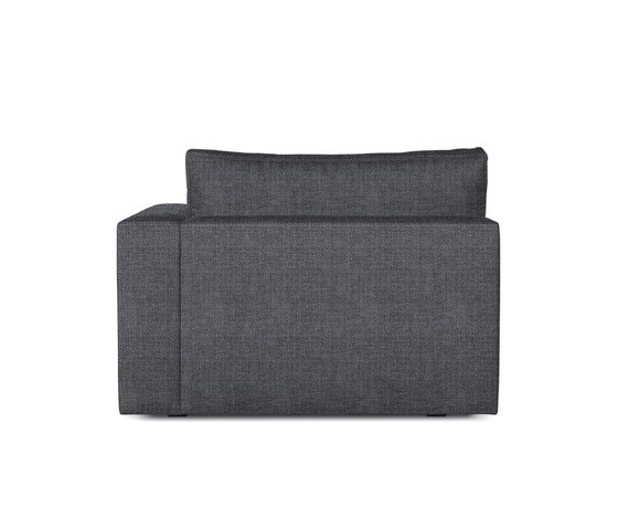 Reid One-Arm Right in Fabric | Modular seating elements | Design Within Reach