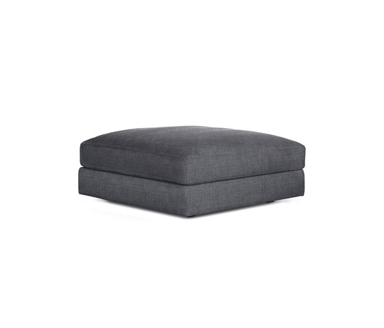 Reid Cocktail Ottoman in Fabric | Pouf | Design Within Reach