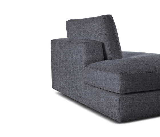 Reid Side Chaise Left in Fabric | Sofas | Design Within Reach