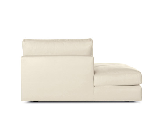 Reid Side Chaise Left in Leather | Divani | Design Within Reach